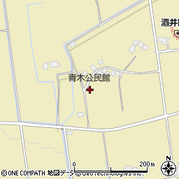 青木公民館周辺の地図