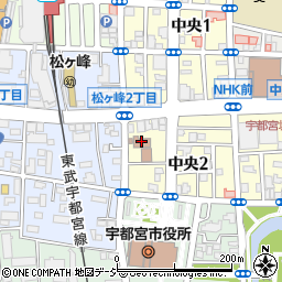 関東農政局栃木周辺の地図