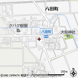 石川県白山市八田町358周辺の地図