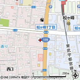 栃木銀行本店営業部周辺の地図