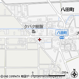 石川県白山市八田町377-1周辺の地図