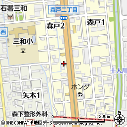三甲名古屋支店金沢周辺の地図