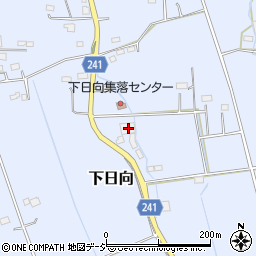 栃木県鹿沼市下日向367周辺の地図