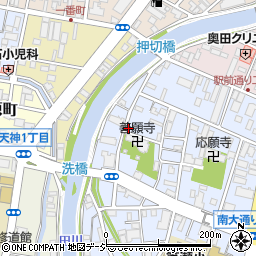 有限会社中澤酒具店周辺の地図