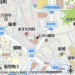 石川県金沢市下本多町５番丁周辺の地図