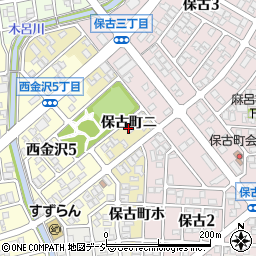 石川県金沢市保古町ニ131周辺の地図