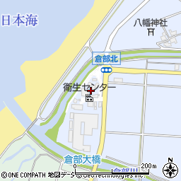倉部橋周辺の地図