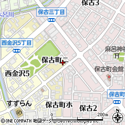 石川県金沢市保古町ニ119周辺の地図