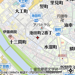石川県金沢市池田町２番丁3周辺の地図