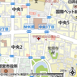 栃木県　事業引継ぎ支援センター周辺の地図