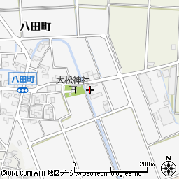 石川県白山市八田町109周辺の地図
