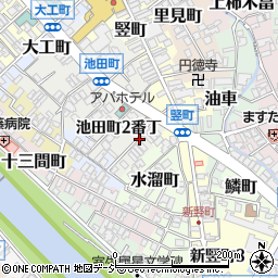 石川県金沢市池田町１番丁周辺の地図