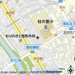 石川県金沢市もりの里2丁目72周辺の地図