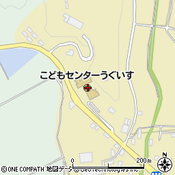 常陸太田市役所　こどもセンターうぐいす・金郷幼稚園・金砂郷保育園周辺の地図