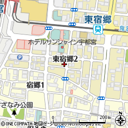 九州酒場 馬カモン 宇都宮店周辺の地図