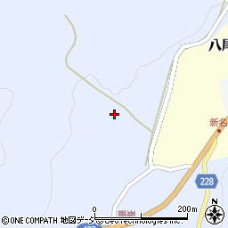 富山県富山市八尾町乗嶺136周辺の地図