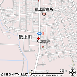 砥上団地周辺の地図