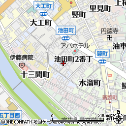 石川県金沢市池田町２番丁29周辺の地図