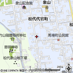 長野県長野市松代町松代代官町1462周辺の地図