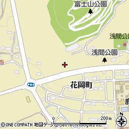 栃木県鹿沼市花岡町周辺の地図