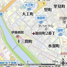 石川県金沢市池田町４番丁1-1周辺の地図