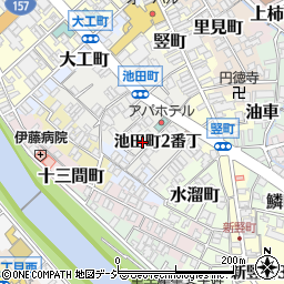 石川県金沢市池田町２番丁27周辺の地図