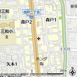 株式会社ジーネット　金沢営業所周辺の地図