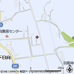 栃木県鹿沼市下日向349周辺の地図