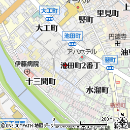 石川県金沢市池田町３番丁1周辺の地図