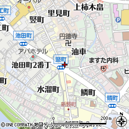 フリースクールカラフル・金沢周辺の地図