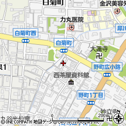 石川県金沢市野町2丁目27周辺の地図