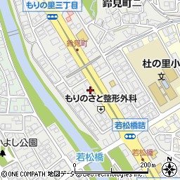 石川県金沢市もりの里2丁目222周辺の地図