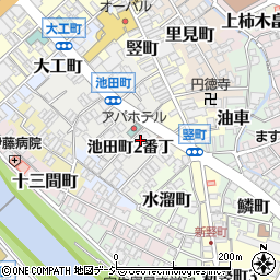 石川県金沢市池田町２番丁8周辺の地図
