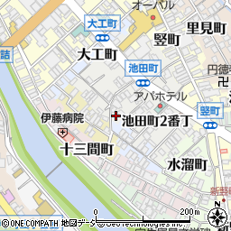 石川県金沢市池田町４番丁1-2周辺の地図