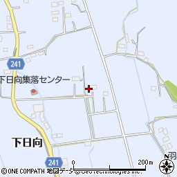 栃木県鹿沼市下日向351周辺の地図
