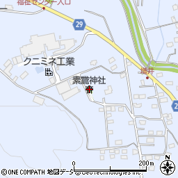 素鵞神社周辺の地図