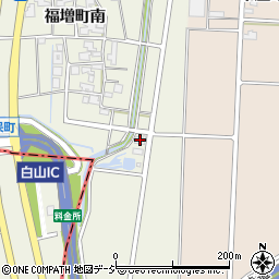 福増南交流館周辺の地図