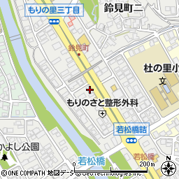 石川県金沢市もりの里2丁目223周辺の地図