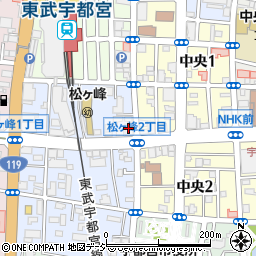 セントラル宇都宮ビル周辺の地図