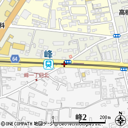 峰駅周辺の地図