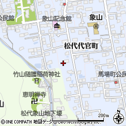 長野県長野市松代町松代代官町1487周辺の地図