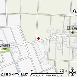 石川県白山市八田中町845周辺の地図