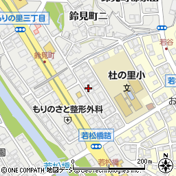 石川県金沢市もりの里2丁目65周辺の地図