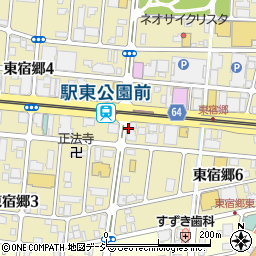 韓国料理 ちゃん豚 宇都宮東口店周辺の地図