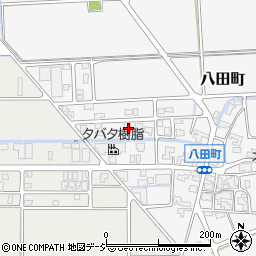 石川県白山市八田町392周辺の地図