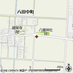 石川県白山市八田中町458周辺の地図