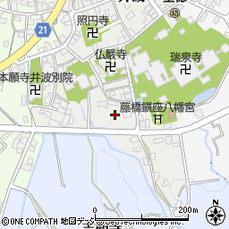 富山県南砺市藤橋周辺の地図