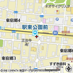 栃木銀行宇都宮東支店 ＡＴＭ周辺の地図