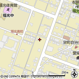 富山県南砺市福光栄町周辺の地図