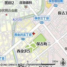石川県金沢市保古町ニ周辺の地図